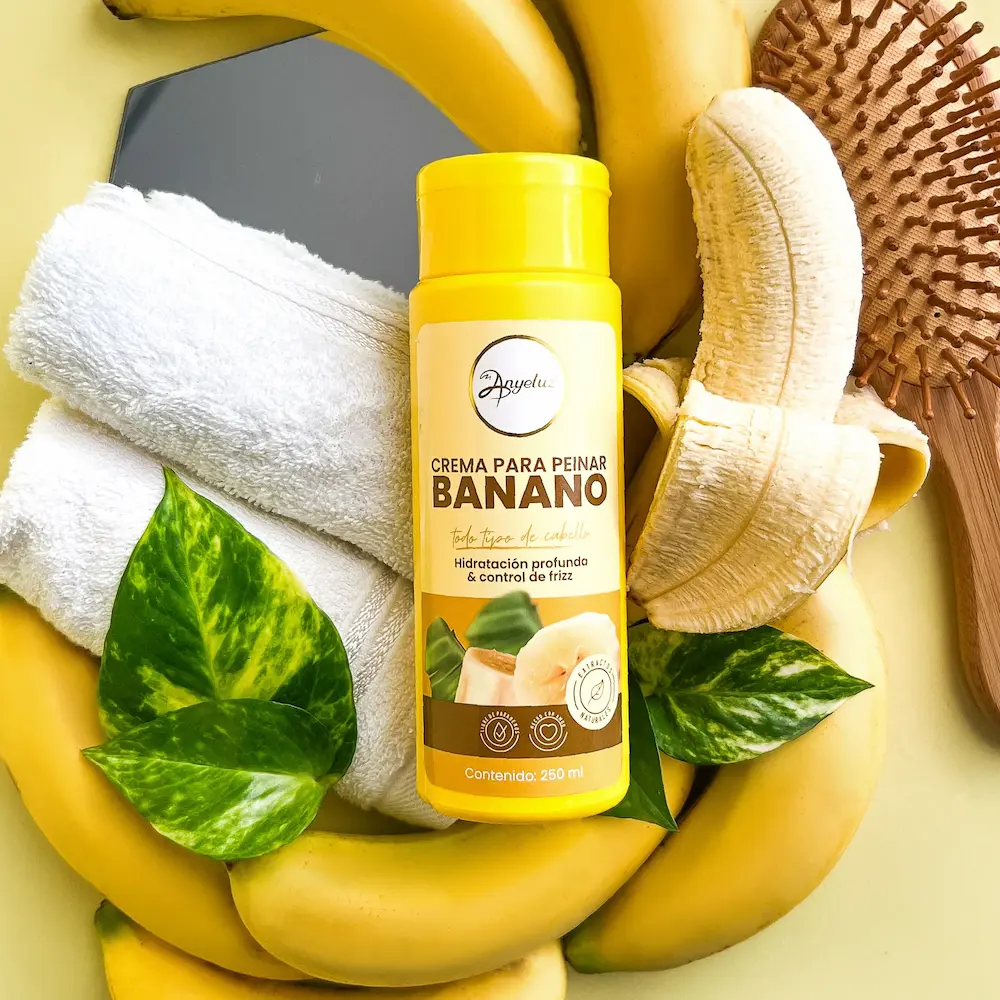 CREMA PARA PEINAR CON BANANO